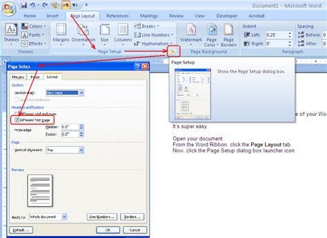 How To Remove Header From Cover Page