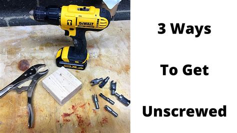 How To Remove Headless Screws