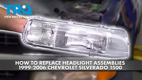 How To Remove Headlight Assembly 2011 Silverado