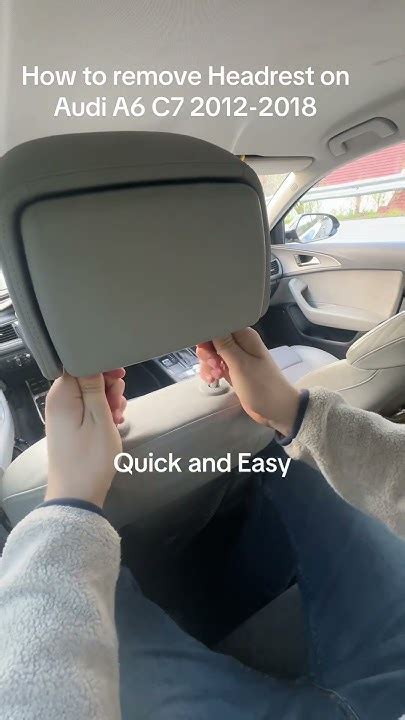 How To Remove Headrest Audi A6