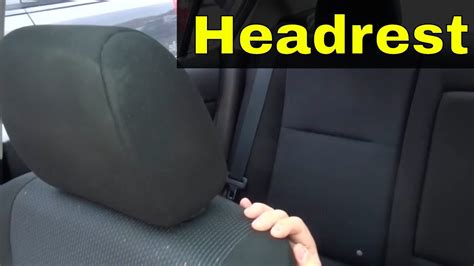 How To Remove Headrest From Car