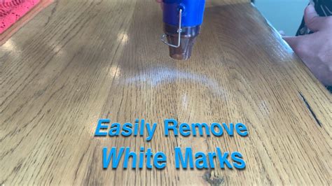 how to remove heat marks from veneer