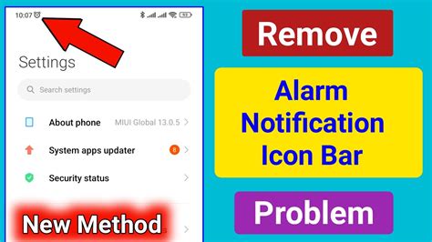 How To Remove Hide Alarm Icon Android