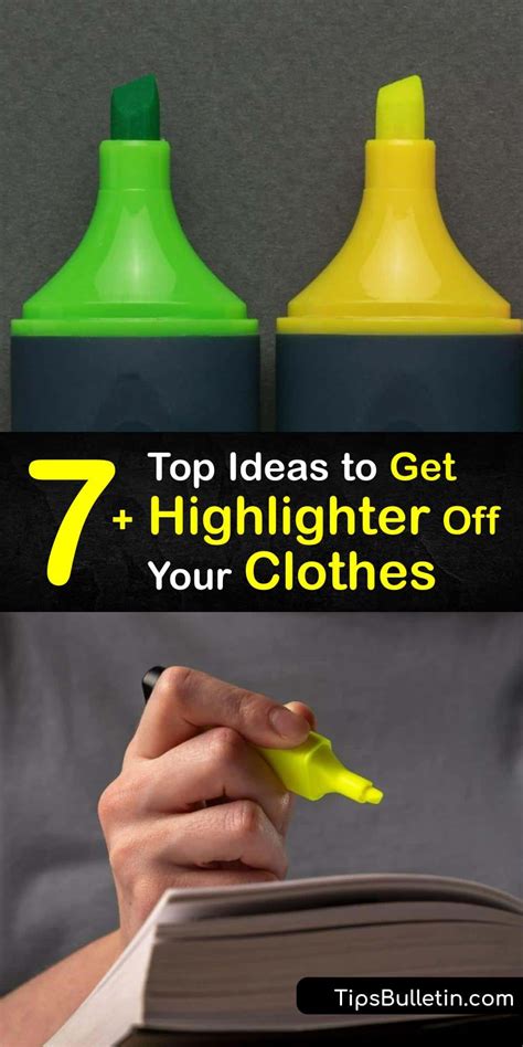 How To Remove Highlighter From Clothes
