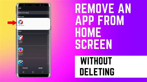 how to remove home app from lock screen