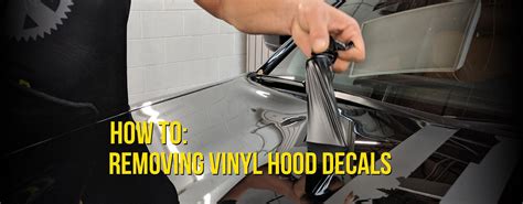 how to remove hood decal