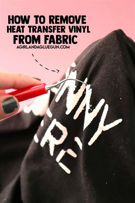 How To Remove Htv From Felt