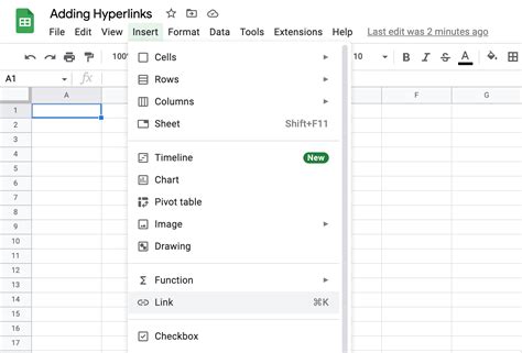 how to remove hyperlink from multiple cells in google sheets