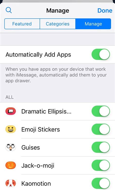 how to remove imessage apps