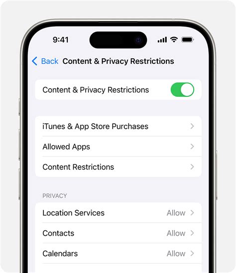 how to remove in app purchase restrictions on iphone