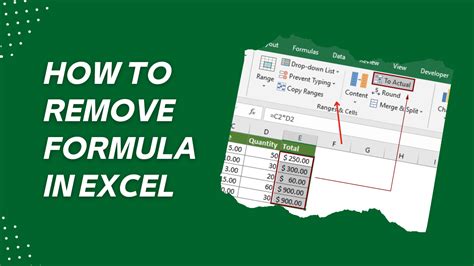 Remove in Excel
