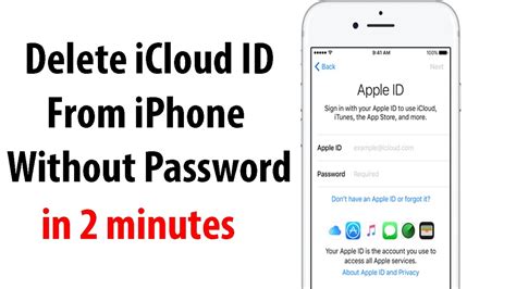 how to remove iphone from icloud without password
