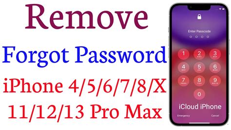 how to remove iphone passcode lock