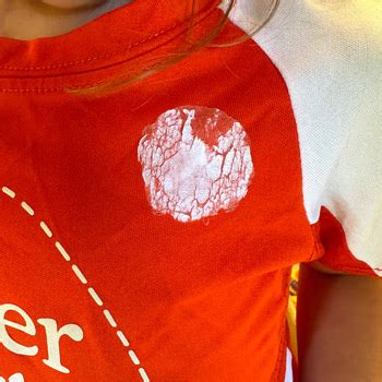 how to remove iron on patch from jersey