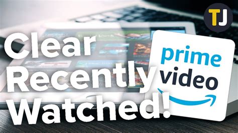 how to remove items from recently watched on amazon prime