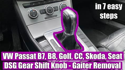 How To Remove Jetta Shift Knob