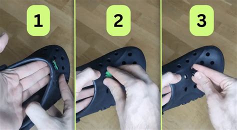 how to remove jibbitz in crocs