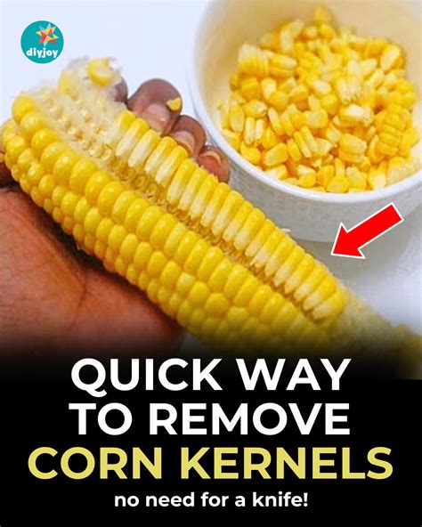 How To Remove Kernels From Fresh Corn