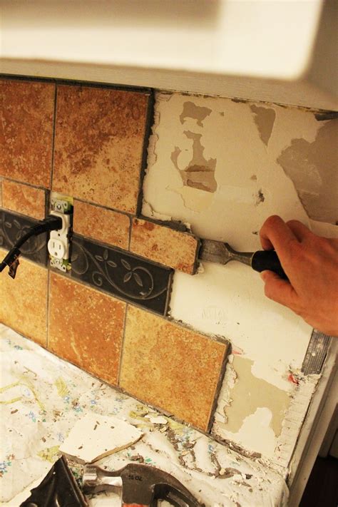 How To Remove Kitchen Backsplash Tile