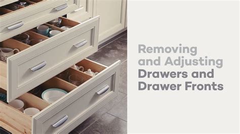 How To Remove Kitchen Drawer Fronts