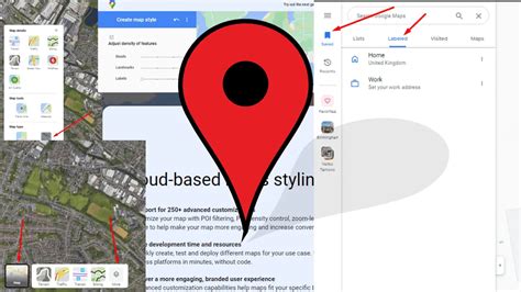 how to remove labels from google maps on android