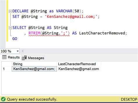 how to remove last two characters from string in sql server