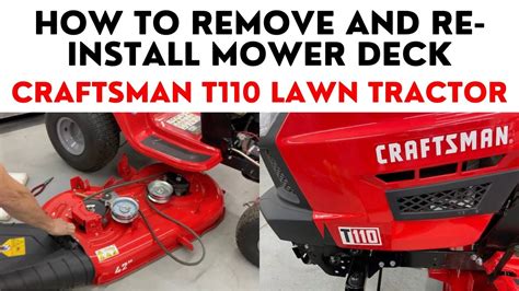 How To Remove Lawn Mower Deck