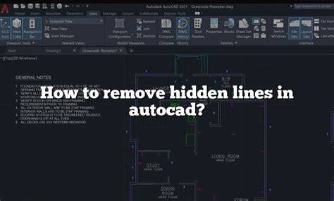 How To Remove Layout Lines In Autocad