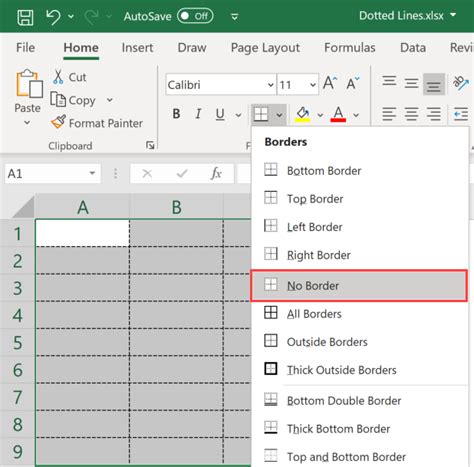 how to remove line in word in excel