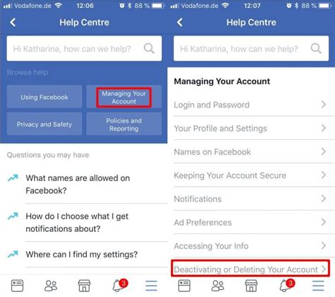 how to remove linked accounts on facebook