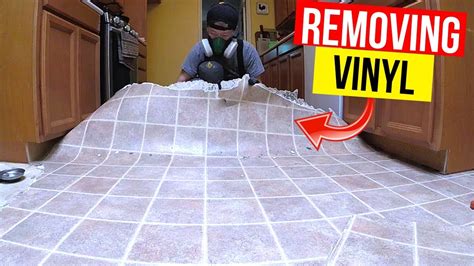 how to remove linoleum flooring youtube