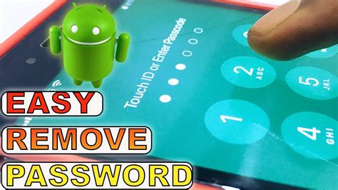 how to remove lock screen on android without password