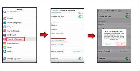 how to remove lock screen on iphone without passcode