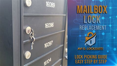 how to remove mailbox lock without key
