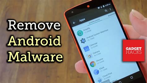 how to remove malware from android phone manually