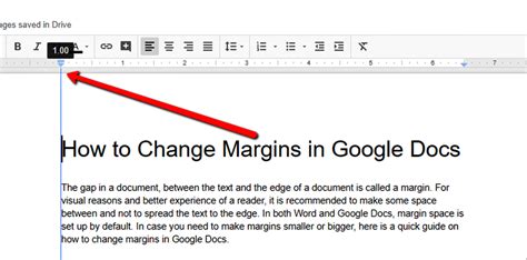 how to remove margin in google docs