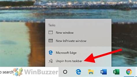 How To Remove Microsoft Edge From Windows 10 Taskbar