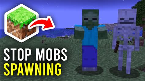 How To Remove Mob Spawning In Minecraft