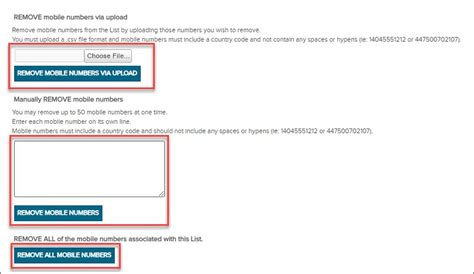 how to remove mobile number from internet