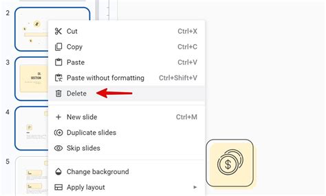 how to remove multiple slides in google slides