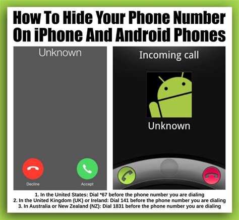 how to remove my android phone from hidden number