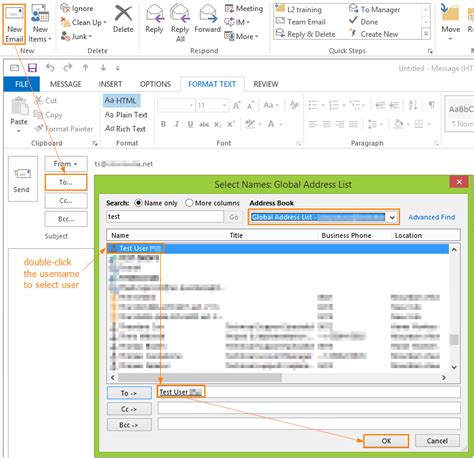 how to remove names from global address list in outlook