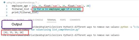 how to remove nan values in python dataframe