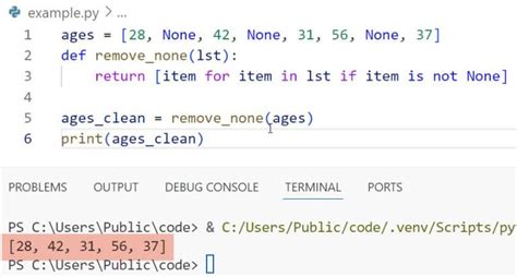how to remove none values from dataframe in python