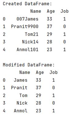 how to remove numbers from a dataframe in python