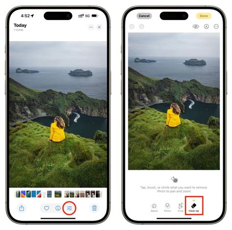 how to remove objects from photos in iphone 16 pro