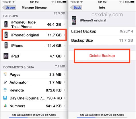 how to remove old number from icloud