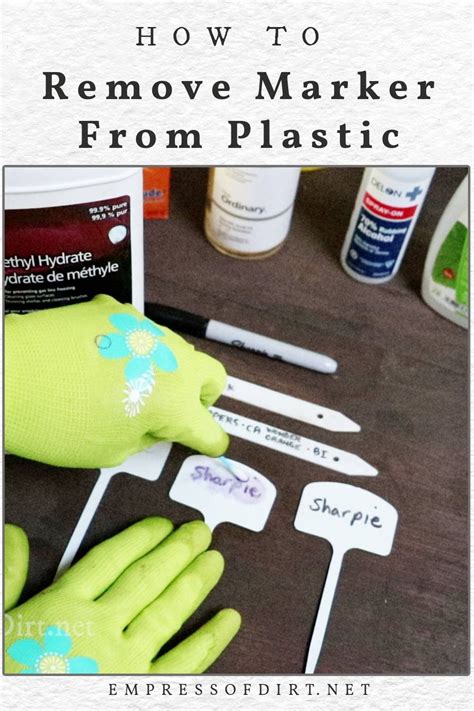 How To Remove Old Permanent Marker From Plastic