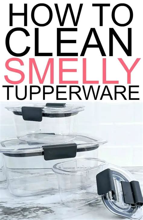 How To Remove Onion Smell From Tupperware