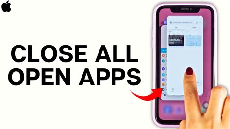 how to remove open apps on iphone
